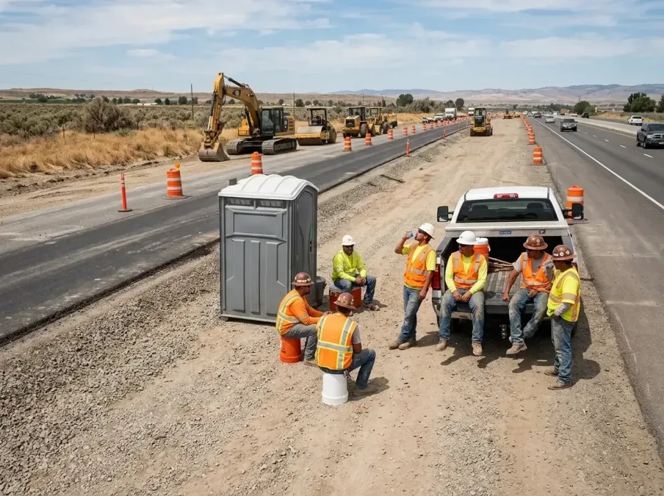 highway-road-construction-crew-007 — frequently asked questions, Porta Potty and Restroom Rentals in Forest City, IA